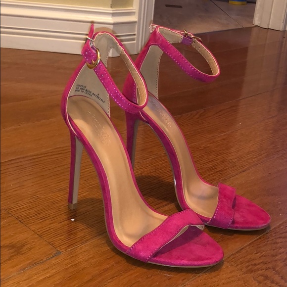 Charlotte Russe Shoes - Hot pink heels